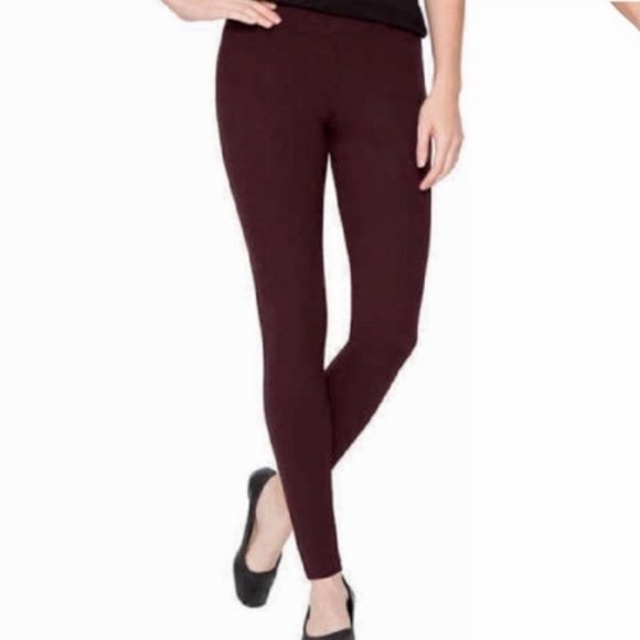 Pants - MATTY M Women's Pull On Leggings Merlot Medium